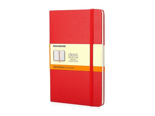 Записная книжка Moleskine Classic (в линейку) в твердой обложке, Pocket (9x14см)