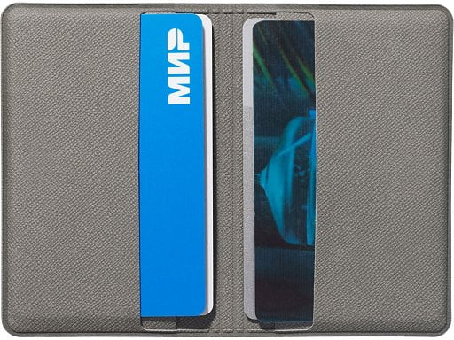 Футляр-книжка на 4-е карты с RFID Favor