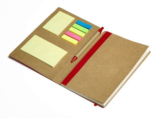 Блокнот с ручкой и набором стикеров А5 Write and stick