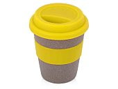 Стакан с силиконовой крышкой «Cafe»