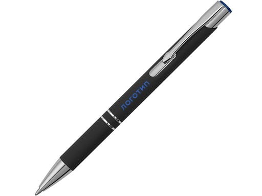 Ручка металлическая шариковая Legend Mirror Gum софт-тач с цветным слоем