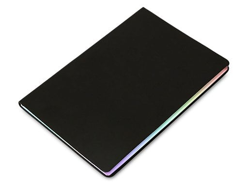 Блокнот А5 в гибкой обложке Fellini с голографическим срезом