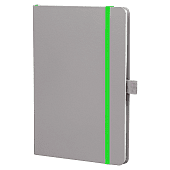 Блокнот Alfa Polo Line А5 в линейку матовый, в твердой обложке с резинкой и петлей для ручки