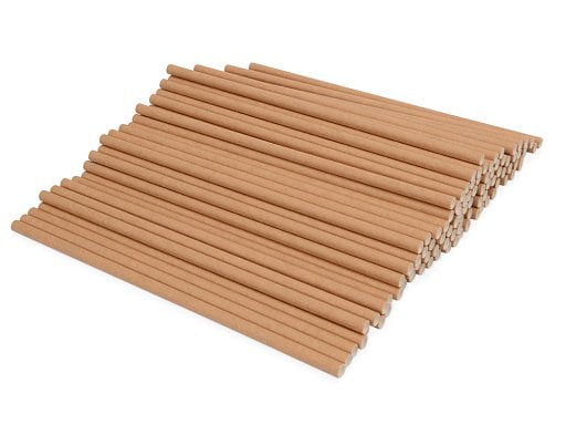 Набор крафтовых трубочек Kraft straw, 100 шт.