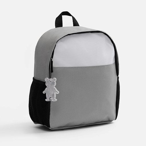 Пешеходный светоотражатель с цепочкой Мишка