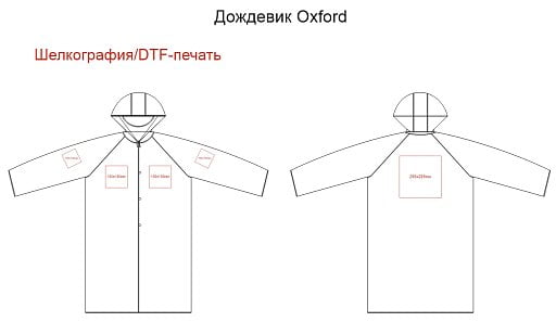 Дождевик Oxford, унисекс