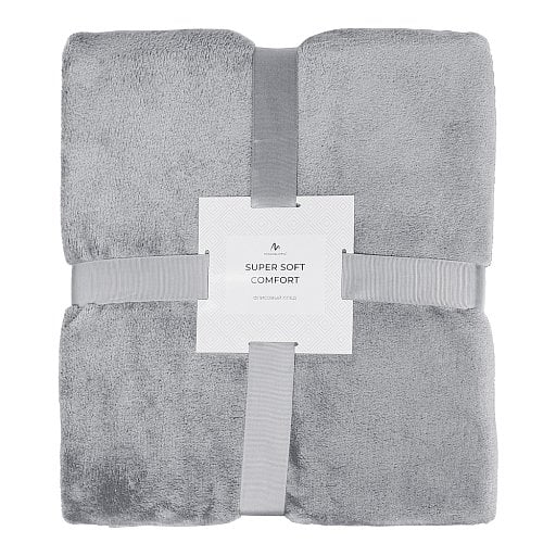 Плед мягкий флисовый Super Soft Comfort Travel, 125*170 см