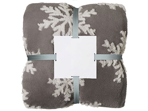 Плед Snowflake новогодний