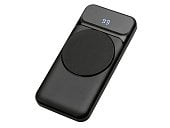 Магнитный беспроводной внешний аккумулятор со встроенными кабелями Мэни,быстаря зарядка, 10000 мАч