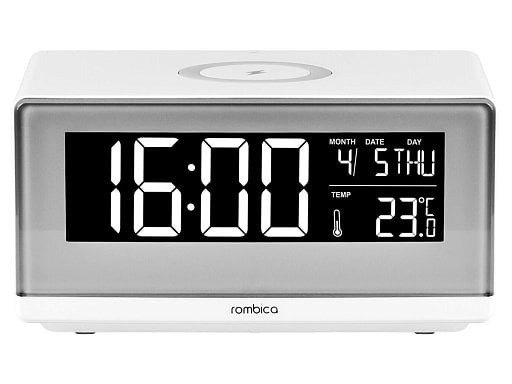 Часы с беспроводным зарядным устройством Rombica Timebox 2