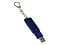 USB-флешка 2 в 1 поворотный механизм, c дополнительным разъемом Type-C с одноцветным металлическим клипом