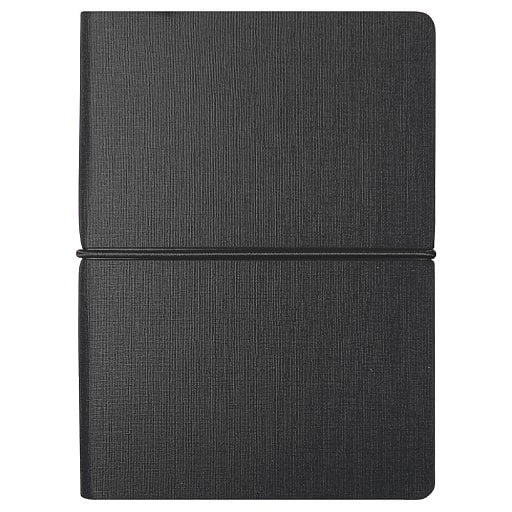 Блокнот А6 Van Diemen, со стикерами, в гибкой обложке c резинкой в линейку