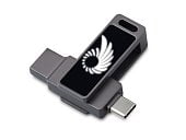 Флешка USB Type-C и USB 3.0 с подсветкой лого Спинлайт
