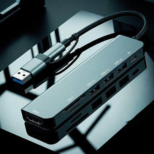 USB-хаб STEM 7 в 1