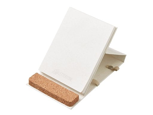 Блокнот с подставкой для телефона из пробки Milky S