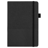 Блокнот А5 Burnie, в твердой обложке c резинкой и петлей для ручки в линейку