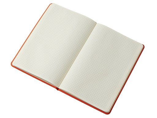 Блокнот в твердой обложке A5 Виспи в клетку