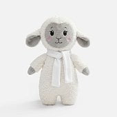 Мягкая игрушка Beastie Toys, овечка с белым шарфом