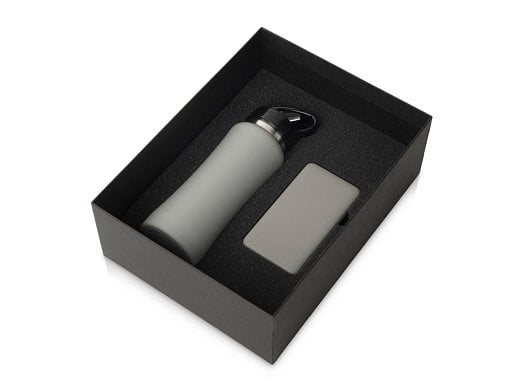 Подарочный набор с бутылкой для воды и повербанком С1, 5000 mAh
