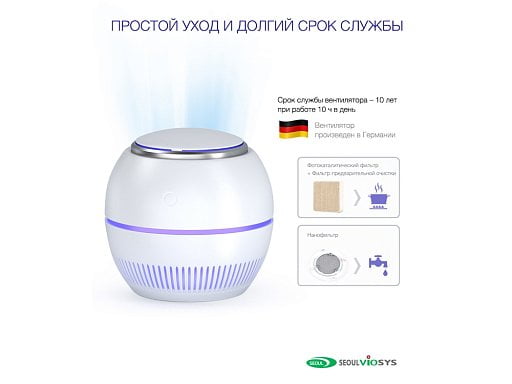 Переносной очиститель + обеззараживатель REMEZair RMA-101-01