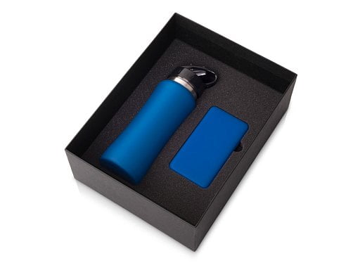 Подарочный набор с бутылкой для воды и повербанком С2, 10000 mAh
