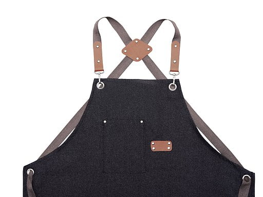 Джинсовый фартук с карманами Fry