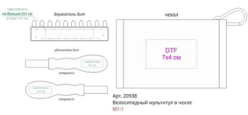 Набор велоинструментов Reparista