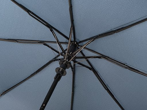 Зонт-полуавтомат Roof с куполом из переработанного пластика