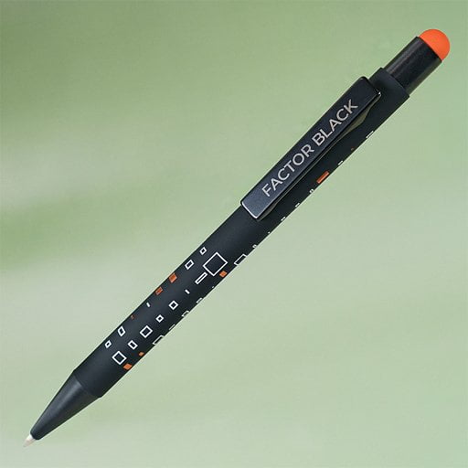 Ручка шариковая FACTOR BLACK со стилусом