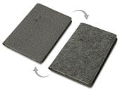Двустороннее портфолио из рпет-фетра и искусственной кожи Felt
