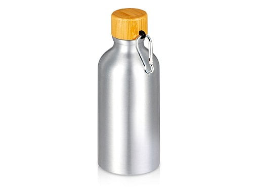 Бутылка Hip S Bamboo с карабином 400 мл