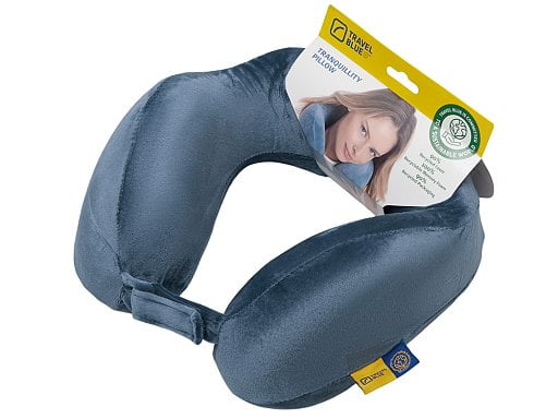 Подушка для путешествий с эффектом памяти Travel Blue Tranquility Pillow, увеличенная (212)