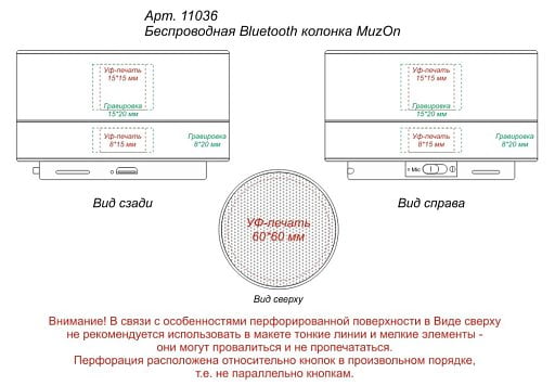 Беспроводная Bluetooth колонка MuzOn