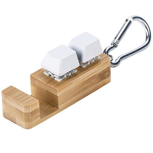 Подставка-брелок для телефона Press c анти-стресс клавишами и карабином