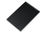 Блокнот на пружине в пластиковой обложке А5