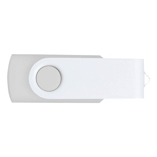 Флеш накопитель USB 2.0 Twister, пластик Софт Тач/металл