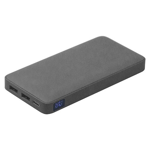 Внешний аккумулятор (powerbank) WeCharge Velvet, 10 000 mAH, 5V -2A, c цифровым дисплеем для контроля заряда
