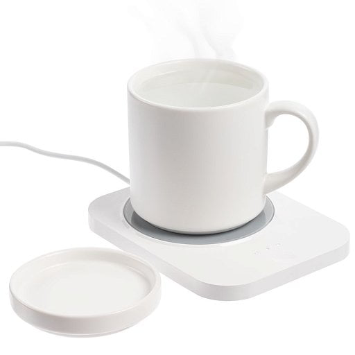 Кружка с подогревом и беспроводной зарядкой dualBase plus