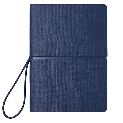 Блокнот А6 Van Diemen, со стикерами, в гибкой обложке c резинкой в линейку