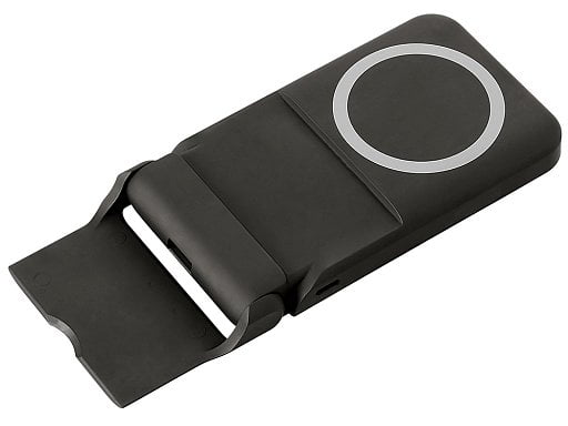 Беспроводной внешний аккумулятор с подсветкой лого и подставкой Magflash, 10000 мАч, 15 Вт