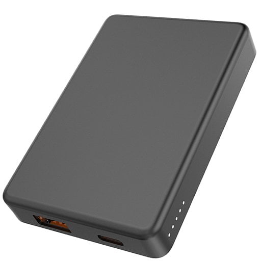 Магнитный внешний аккумулятор Magnetic с беспроводной зарядкой (5W), 5000 Mah