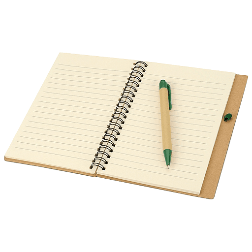 Блокнот B6 Easy Way, на пружине, в твердой обложке, c ручкой