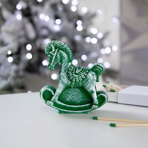 Свеча фигурная Лошадка-качалка