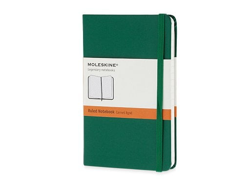Записная книжка Moleskine Classic (в линейку) в твердой обложке, Pocket (9x14см)