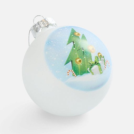 Елочный шар Finery Matt