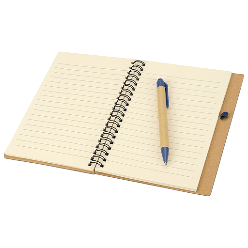 Блокнот B6 Easy Way, на пружине, в твердой обложке, c ручкой