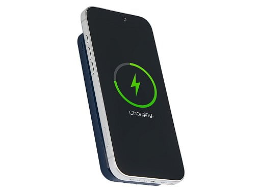 Магнитный беспроводной внешний аккумулятор со встроенными кабелями Мэни,быстаря зарядка, 10000 мАч