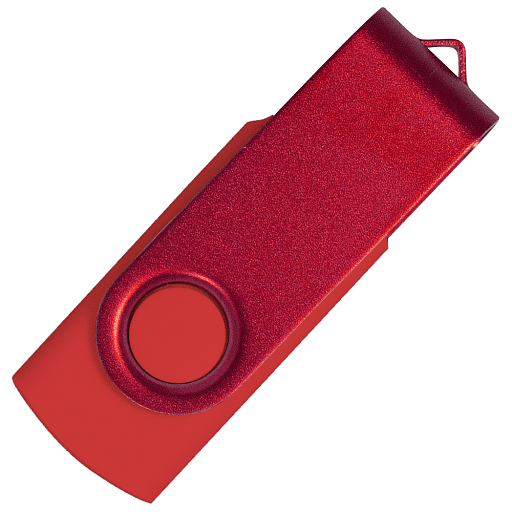 Флеш накопитель USB 2.0 Twister Assembly 16GB, пластик Софт Тач/металл