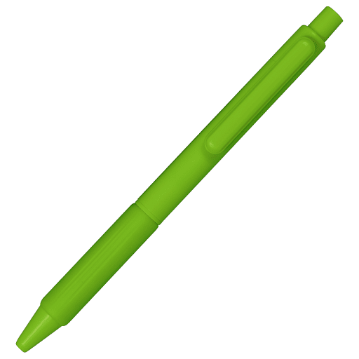 Ручка шариковая Flora Color с полугелиевым стержнем