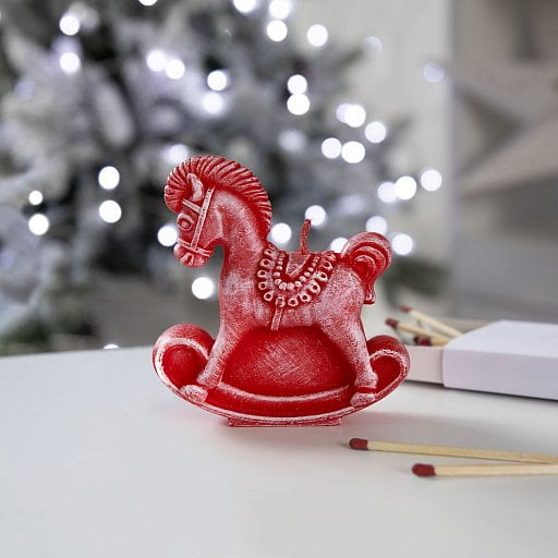 Свеча фигурная Лошадка-качалка